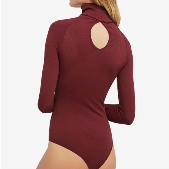 NWT Free People ribbed turtle neck bodysuit - Picture 4 of 10